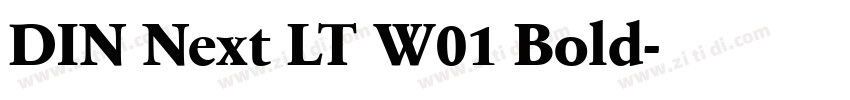 DIN Next LT W01 Bold字体转换